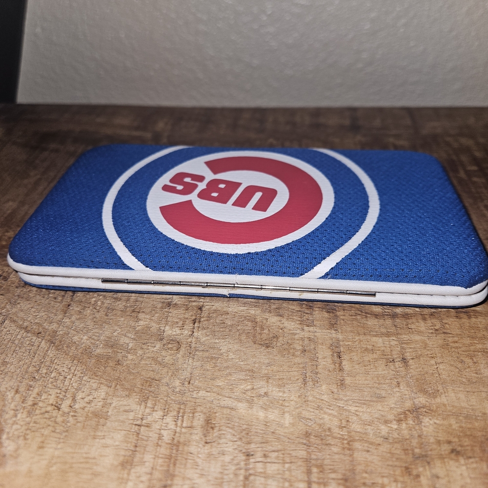 Chicago Cubs Blue Zip Wallet with Team Logo - Picture 6 of 6